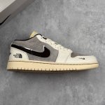 本地 核心私 公司级Air Jordan 1 Low Aj1乔1 北面联名 低帮休闲板鞋 市场唯一独家头层皮打造 原鞋原档案开发 原厂皮料 原档冲孔鞋头 正确满