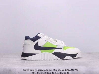 公司级travis Scott X Jordan Aj Cut The Check Ts倒钩联名魔术贴篮球鞋 Fz8117-101 原厂全套原楦原纸板冲刀磨具开