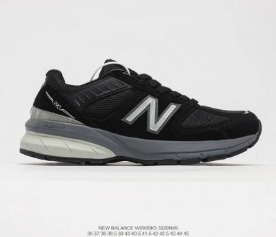新百伦 New Balance M990V5代系列 美产血统复古运动跑步鞋“自1982年问世的元祖级“老爹鞋”990系列 货号：M990Gl5 M990Bk5