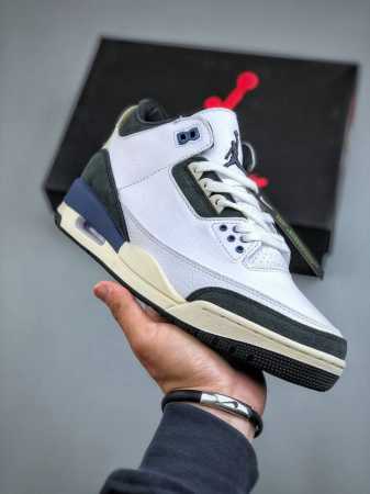 Air Jordan 3 Retro Og Sp Diffused Blue Aj3 乔3白蓝水泥 Hv8571-100 #整体配置基本和白水泥一个模板，白色荔 - 点击图像关闭