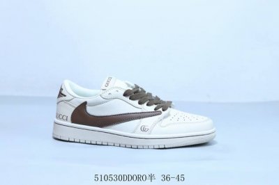乔丹Air Jordan 1 Low Aj1 乔1低帮复古文化休闲运动篮球鞋 倒勾 古驰 货号 Qy0168-996 510530Ddoro半 36-45