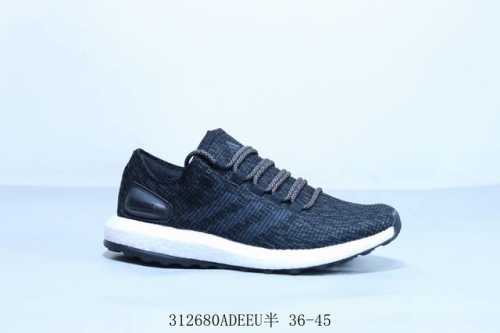 Adidas阿迪达斯 Pure Boost 透气编织真爆米花男女休闲跑步鞋 货号 C P12120 312680Adeeu半 36-45