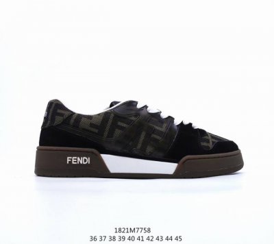 Fendi芬迪情侣款休闲鞋 独家定制 独家原装套装配件官方同源 原厂材料订单 全套专柜包装物及配件 Fendi芬迪match最新爆款情侣款运动鞋板鞋原版购入 高