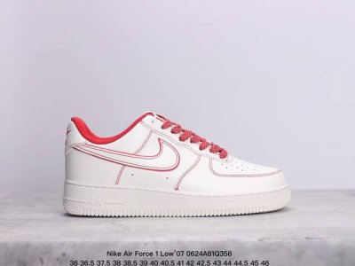 公司级 Nike Air Force 1 Low’07 空军一号低帮休闲板鞋 定制皮料 原楦原纸板 纯正空军版型 内置全掌气垫 货号：Cw2288-114 Si