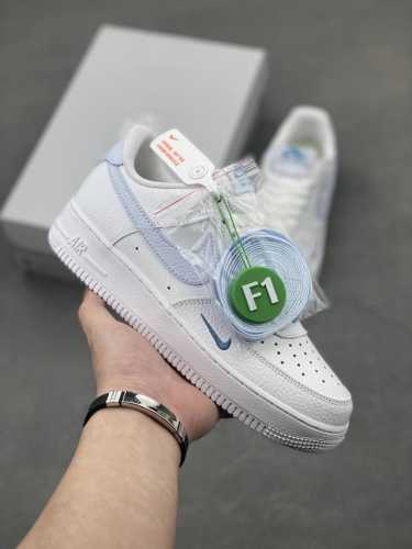 新版F1版本 放店 终身质保头层+气垫，付赠鞋带 Nike Air Force 1 Low 原楦头原纸板 打造纯正空军版型 专注外贸渠道 全掌内置蜂窝气垫 原盒