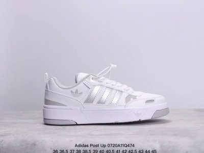 Adidas Post Up 阿迪达斯三叶草低帮板鞋 牛皮材质 货号：H00182 Size：如图所示 Xm0720Q474