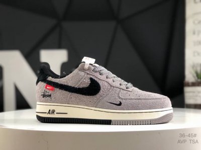 公司级带半码 耐克 Nk Air Force 7 Low 李维斯联名-空军一号低帮休闲板鞋 货号：Sj6698-018原楦头原纸板 原装鞋盒 定制五金配件 内置