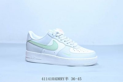 耐克Nike Air Force 1 Low 空军一号 Af1 低帮百搭休闲运动板鞋 白绿 货号 Ib3881-001 411410Adrry半 36-45