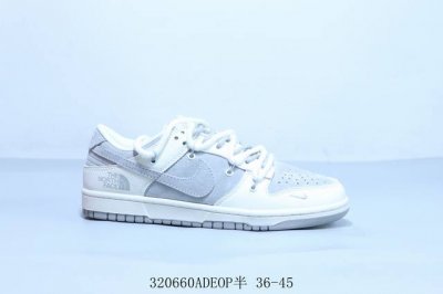 340 耐克 Nike Sb Dunk Low Pro 北面联名复古低帮 休闲运动滑板板鞋 320660Adeop半 36-45