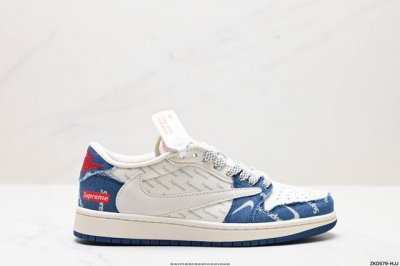 公司级travis Scott X Fragment Design X Jordan Air Jordan 1 Low Og Sp Aj1 乔1 Supreme