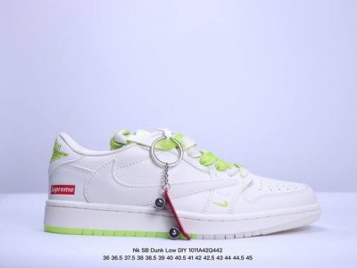 头层带半码耐克nk Sb Dunk Low Diy 联名-周年高端定制 低帮休闲板鞋 货号：Dq1098-351 #定制鞋盒 大厂纯原品质出货 超高清洁度 皮料