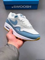 250 顶级纯原版本 头层皮打造市面最强工艺 耐克 Nike Nike Air Max 1/87 限定配色 气垫缓震跑步鞋 0319160H36