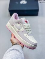 130 nk Air Force 1 07 空军一号经典低帮板鞋 情人节米白粉 Hv5992-111 全网最具性价比版本没有之一 2022全新楦头鞋型 鱼鳞大底