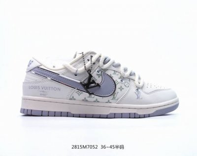 定制重磅三方联名，当红嘻哈歌手特拉维斯 斯科特 Air Jordan 1 Low Og Sp Damier Azur Brown Lv Monogram Aj1
