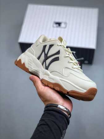 Korea韩国ss19限定发售ny美国榄球洋基队限定 X Mlb Big Ball Chunky A Running厚底老爹厚底休闲运动慢跑鞋 货号：3Ashb - 点击图像关闭