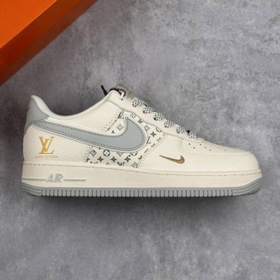本地 核心私 nike Air Force 1 07 Low Lv联名 印花小金勾 空军一号 低帮运动休闲鞋 折边针车 工艺难度大 原楦头原纸板 原装鞋盒 定制