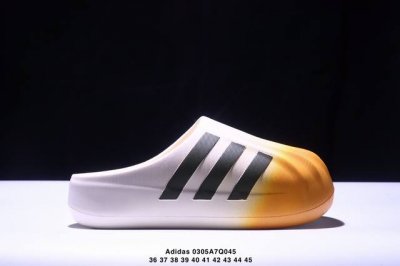 90 Adidas Adifom Superstar Mule 贝壳头版一脚蹬半拖鸭掌鞋拖鞋 重金购入原鞋及原档案磨具生产指令开发 鞋头部位凹凸有致 横向大面积