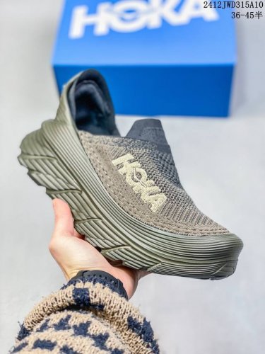 Hoka One One男女款夏季舒缓tc运动徒步鞋restore Tc登山轻便缓震 12Jwd315A10
