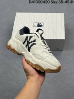 公司级Mlb 复古风格美国职业棒球大联盟 Bigball Chunky Denim 系列 复古增高休闲老爹鞋 货号:3Ashd045N 尺码:35 36 36.