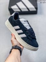 真标带半码 adidas Grand Court 舒适百搭 防滑耐磨 低帮 板鞋 男女同款 尺码 见图 编码 05Jjd355A27