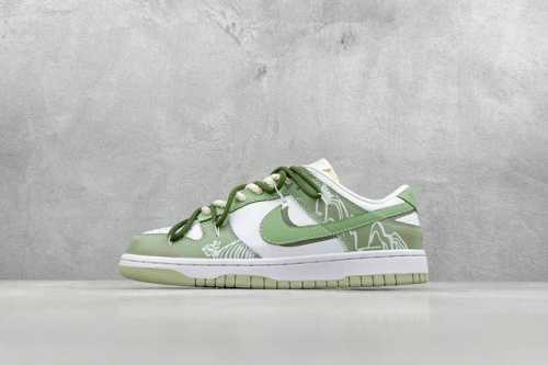 D版 Nike Sb Dunk Low 宫廷龙井茶 米绿 性价比天花板 极力推荐 原装头层材料 独家版型蒸餾加工 帶來的是更好的视觉和脚感体验 大厂纯原品质出货