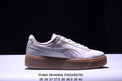 Puma Rihanna Suede彪马 蕾哈娜 松糕鞋厚底板鞋 ！ 货号：363559-10 尺码：如图所示 Xm0102Q750