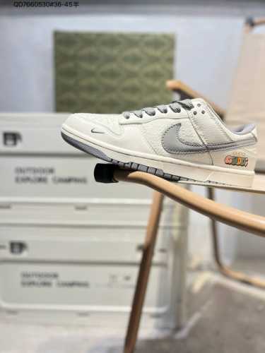 230 创意定制联名配色,经典美系街头品牌-至高无上 古驰Gucci X Nike By You Sb Dunk Low Retro Sp扣篮系列低帮休闲运动滑