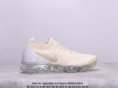 真标耐克nike Air Vapormax 2.0 Flyknit 全掌大气垫透气跑步鞋 货号:942842-009 尺码:36 36.5 37.5 38 38
