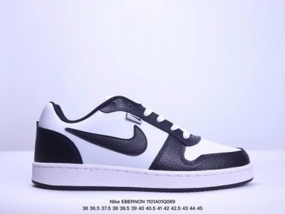 耐克Nike EBERNON LOW男女子简版空军复古休闲板鞋运动休闲鞋。采用合成革鞋面，方便清洗，搭配侧面与后跟处的品牌标识，低鞋口设计，赋予脚踝灵活感受，选