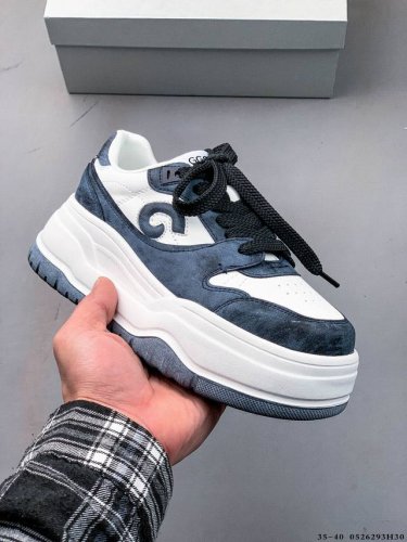 gg-Cc 城市特工 休闲松糕小白鞋厚底老爹鞋系列 广东大厂出品 完美细节 25Ss春季新款厚底** 大长腿 时髦Look轻松定格 不费力展现率性氛围 高档银盒