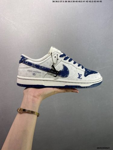 公司级Nike Sb Dunk Low Lv联名 纯原大厂出品 极力推荐 原装头层材料 独家版型蒸餾加工 帶來的是更好的视觉和脚感体验 大厂纯原品质出货 清洁度