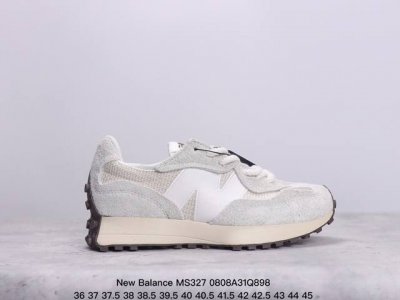 公司级new Balance Ms327 复古休闲运动慢跑鞋 完美细节 #全新 New Balance 327 系列 以更纯粹的复古风格设计打造的全新造型 侧身