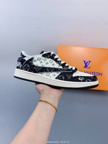 jordan Air Jordan Low 倒勾 合作融合了Travis Scott 独特的潮流风格，个性的设计风格以及Jordan品牌的经典元素 使其成为一双