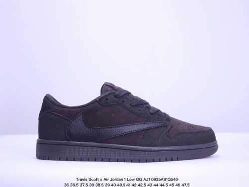 Travis Scott X Air Jordan 1 Low Og Aj1 乔1倒勾低帮 Dm7866-202 #天花板品质 原装版本 全身采用原厂皮料 鞋带