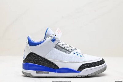 公司级nike Air Jordan 3 Retro皮革 潮流 防滑耐磨包裏性 中帮 复古篮球鞋 缜密拉帮及中底钢印细节 全新底模 货号:Da3595-100