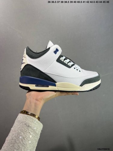 公司级Air Jordan 3 Retro Aj3 乔3 复古休闲运动文化篮球鞋。 首次使用经典传神Jump Man Logo 并创新使用后掌可视气垫。清爽有余