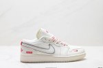 公司级Nike Air Jordan 1 Low aj1乔1低帮休闲板鞋 同步官方配色 市场唯一独家头层皮打造 原鞋原档案开发 原厂皮料 原档冲孔鞋头 正确满胶