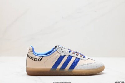 公司级阿迪达斯adidas Originals Wb Nylon Samba W桑巴舞系列绅士德训足球风百搭低帮休闲运动板鞋 货号:Ih7756 尺码:36 3