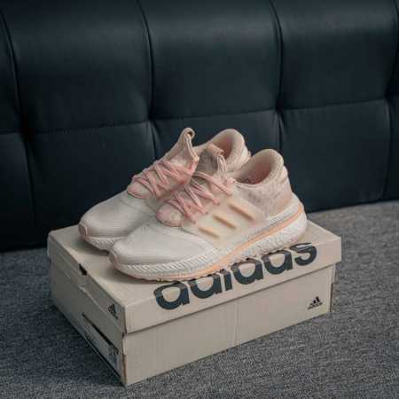 核心私 Adidas X_plrboost 款 爆米花跑鞋 全新跑鞋 爆米花针织鞋面休闲运动慢跑鞋。依旧采用了针织鞋面的设计，但是鞋面的设计语言却并不单调。半透 - 点击图像关闭