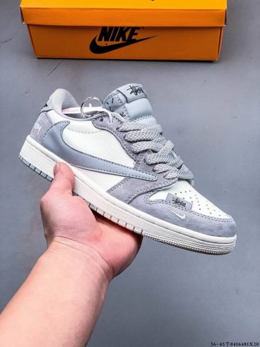 公司级！耐克Nike Air Jordan Low 1 乔1低帮倒勾经典休闲鞋 0416481X28
