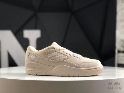 真标带半码 耐克 Who Decides War X Nike Jordan Flight Court Ate 搭防滑耐磨 低帮 耐克复古篮球鞋 货号: Fz9