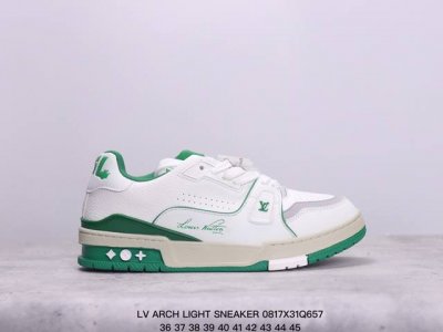 二层皮 全新lv路易威登 Lv Arch Light Sneaker 休闲运动文化百搭篮球板鞋 xm0817Q657