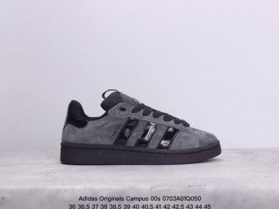 Adidas Originals Campus 00S 学院系列 面包风经典复古低帮百搭休闲运动板鞋 货号：H03474 尺码：36 36 37 38 38 3
