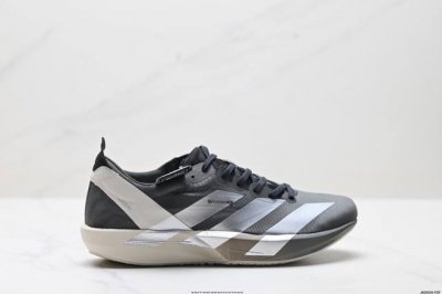 公司级Adidas Adizero Adios 9 M 马拉松飞线贾卡轻质透气休闲运动跑步鞋 采用双层透气网纱 Flywire动态飞线绑缚鞋面材质 内置Zoom