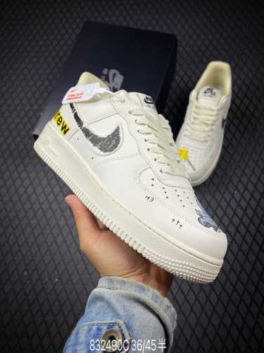 250 C支持放店 公司级 Nike Air Force 1 Low’07 空军一号低帮休闲板鞋 定制皮料 原楦原纸板 纯正空军版型 内置全掌气垫 货号：Cw2
