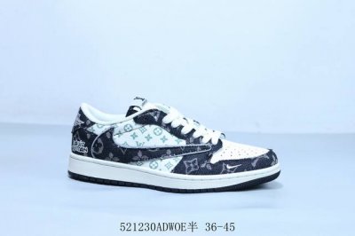乔丹Air Jordan 1 Low Aj1 乔1低帮复古文化休闲运动篮球鞋倒勾 Lv 货号 Xd0798-301 521 Adwoe半 36-45