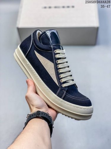 rick Owens Drkshdw 瑞克 欧文斯时尚运动板鞋 原楦开发纸版版型 Zp拆解原版1:1复模裁片纸版 力求做到0错位 这样才能达到和Zp一致的鞋型味