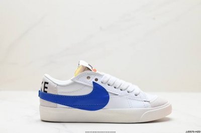 公司级nike Blazer Mid‘77 Jumbo 经典百搭低帮开拓者休闲运动板鞋 真硫化铝楦制作 原厂布料拼接 独家裁片完美鞋型 台湾进口软感荔枝头层皮