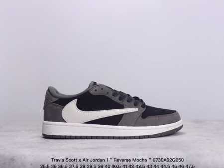 公司级aj1倒勾travis Scott X Air Jordan 1 ” Reverse Mocha “ Aj1乔1 Ts 闪电 联名倒钩 低帮文化篮球鞋 完 - 点击图像关闭