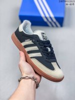 真标半码阿迪达斯三叶草adidas Originals Samba Vegan Og”Spd“桑巴舞系列绅士德训足球风百搭低帮休闲运动板鞋 Size：36一45